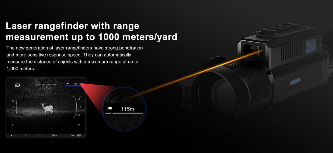 Falcon ME-Series 640×512 50 mm termovizijski nišan – Vidite više, gađajte preciznije - Слика 9