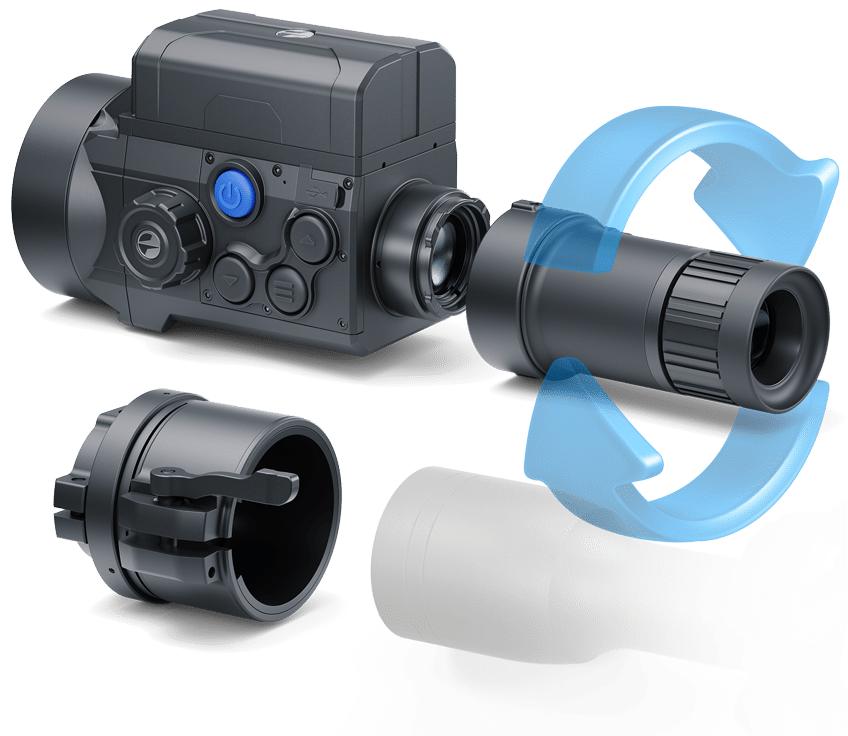 Pulsar Krypton 2 XG50 – Termovizijski prednji nastavak 640×480 + 3× monokular - Слика 4