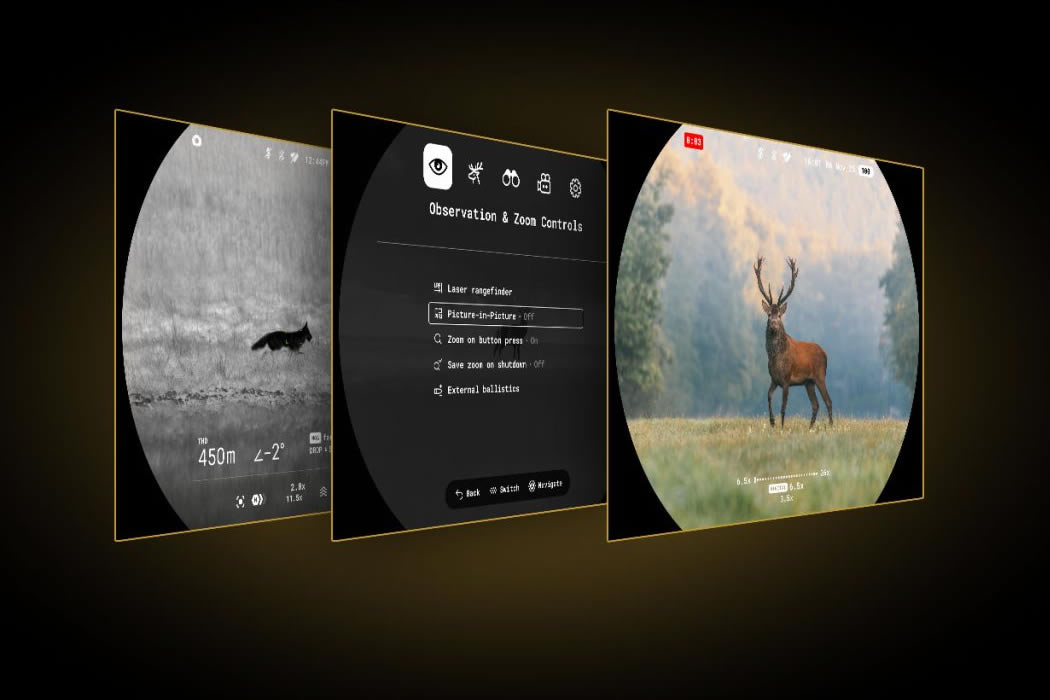 Pulsar Symbion LRF DXT50 multispektralni binokular (termovizijski/digitalni). 1280×1024, s-netd 20 - Слика 6